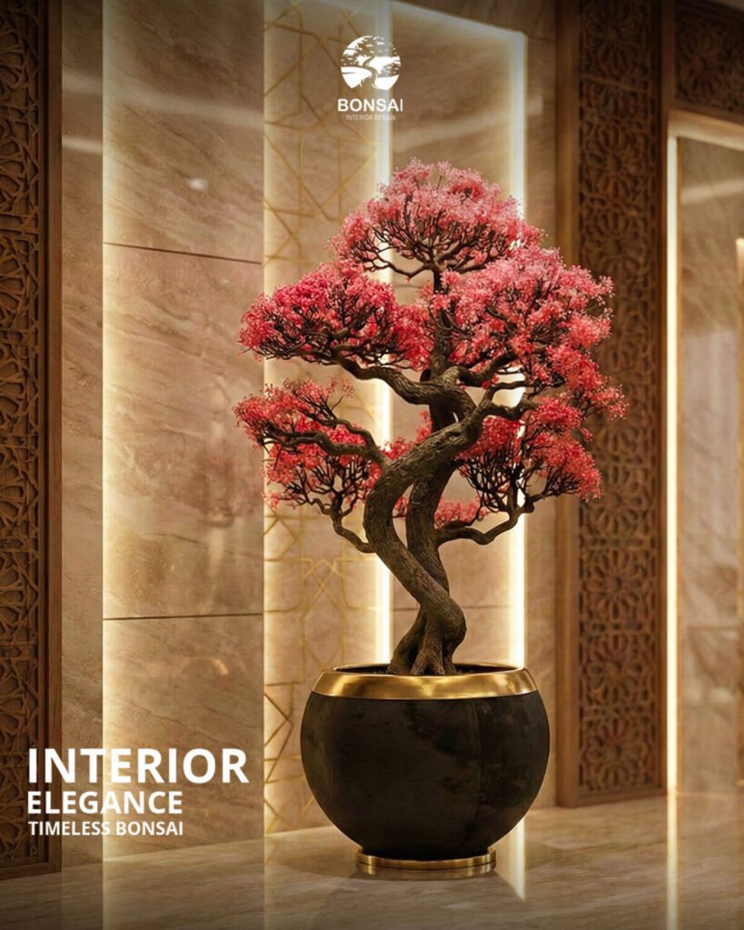 Refined hotel lobby